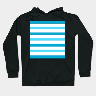 Light dark blue white stripes lines pattern Hoodie